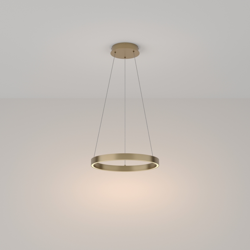 Maytoni MOD058PL-L22BS3K - Candeeiro suspenso LED RIM LED/25W/230V 3000K diâmetro 40 cm dourado