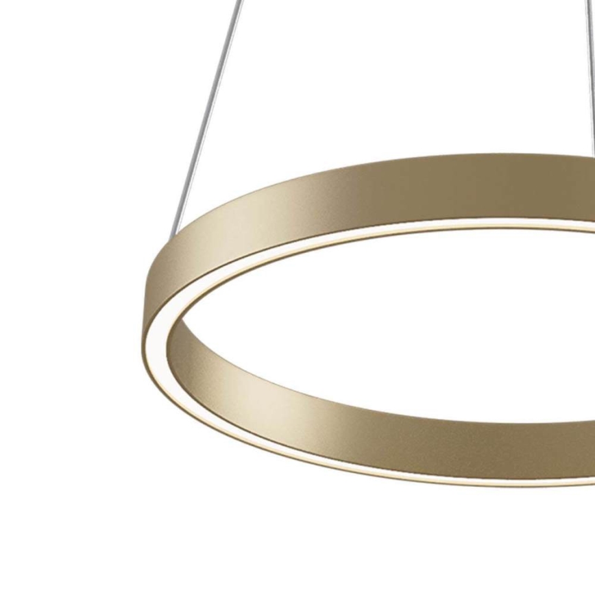 Maytoni MOD058PL-L22BS3K - Candeeiro suspenso LED RIM LED/25W/230V 3000K diâmetro 40 cm dourado