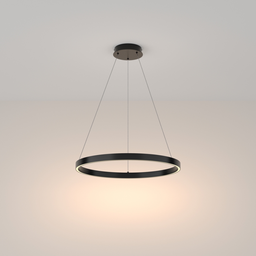 Maytoni MOD058PL-L32B3K - Candeeiro suspenso LED RIM LED/37W/230V 3000K diâmetro 60 cm preto