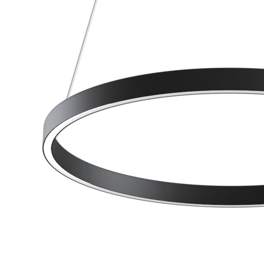 Maytoni MOD058PL-L32B3K - Candeeiro suspenso LED RIM LED/37W/230V 3000K diâmetro 60 cm preto