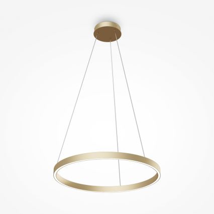 Maytoni MOD058PL-L32BS4K - Candeeiro suspenso LED RIM LED/37W/230V 4000K diâmetro 60 cm dourado