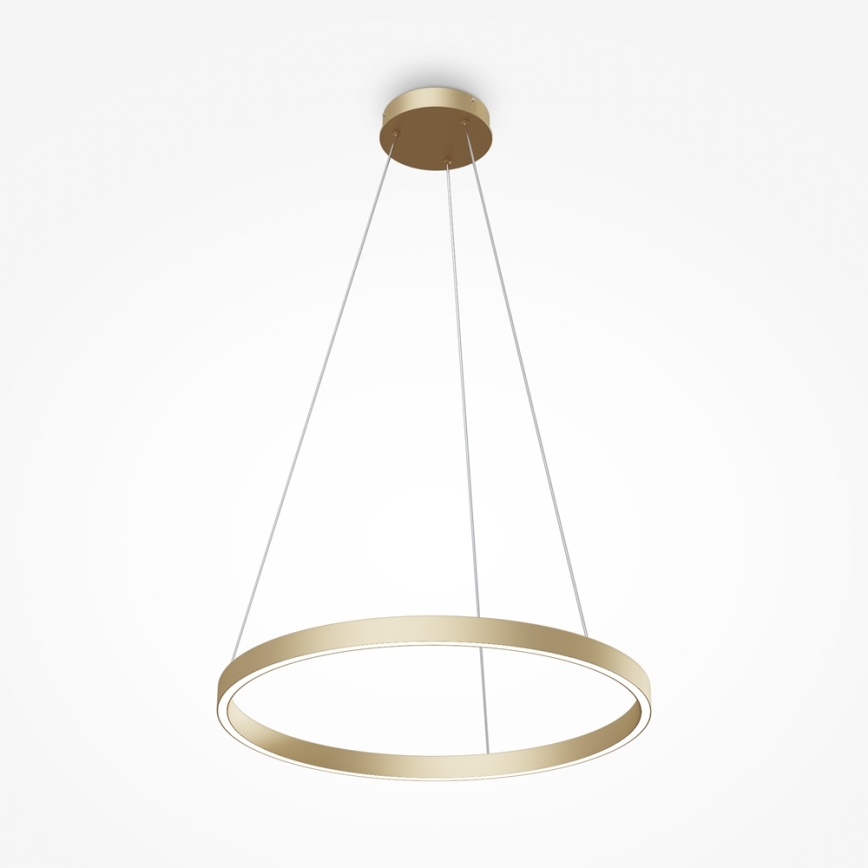 Maytoni MOD058PL-L32BS4K - Candeeiro suspenso LED RIM LED/37W/230V 4000K diâmetro 60 cm dourado