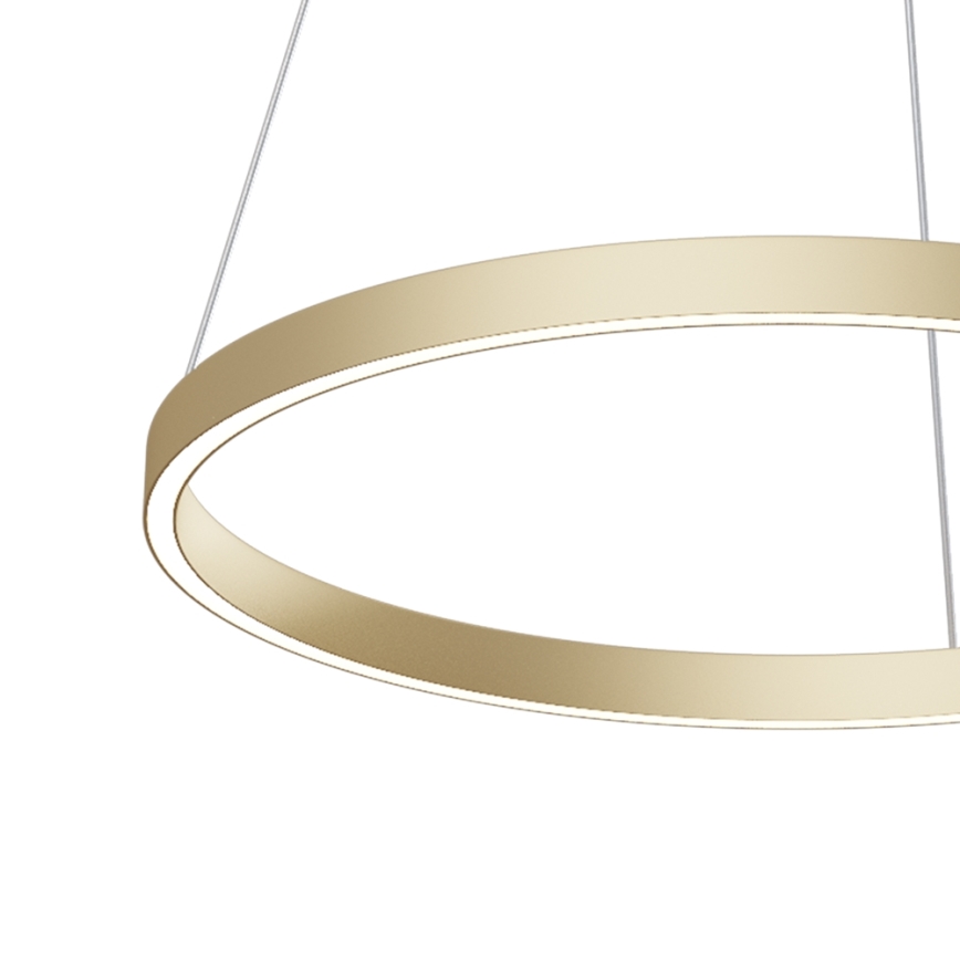 Maytoni MOD058PL-L32BS4K - Candeeiro suspenso LED RIM LED/37W/230V 4000K diâmetro 60 cm dourado