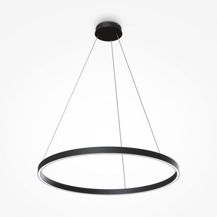 Maytoni MOD058PL-L42B4K - Candeeiro suspenso LED RIM LED/51W/230V 4000K diâmetro 80 cm preto