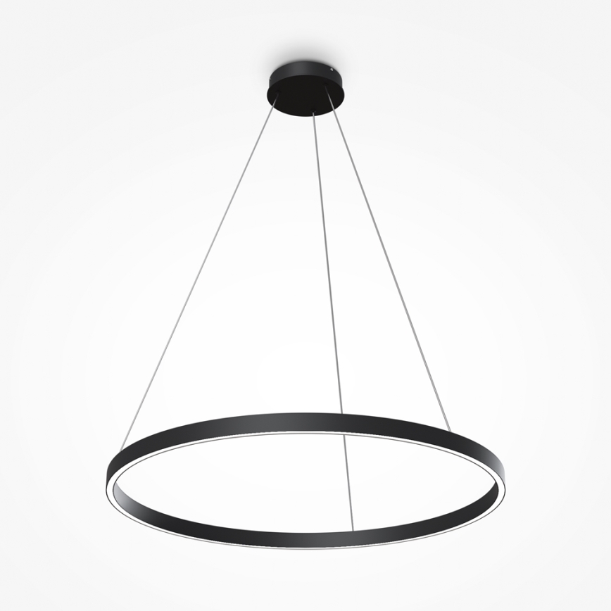 Maytoni MOD058PL-L42B4K - Candeeiro suspenso LED RIM LED/51W/230V 4000K diâmetro 80 cm preto