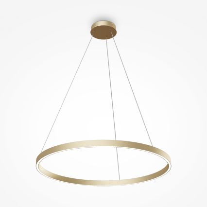 Maytoni MOD058PL-L42BS4K - Candeeiro suspenso LED RIM LED/51W/230V 4000K diâmetro 80 cm dourado