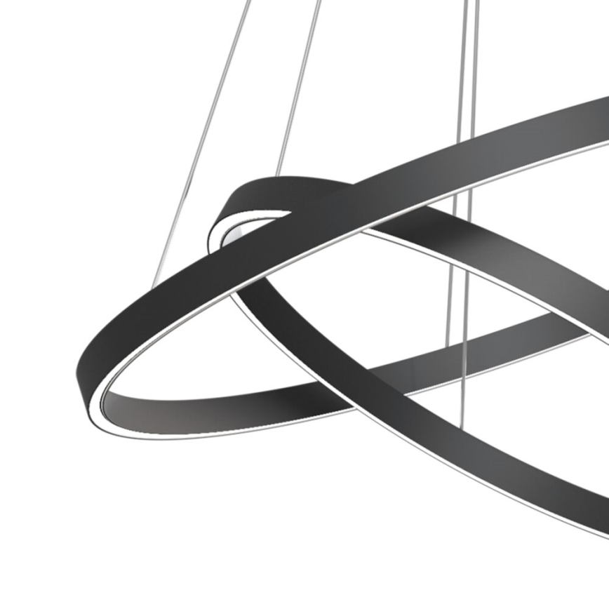 Maytoni MOD058PL-L55B3K - Candeeiro suspenso LED RIM LED/61W/230V 3000K diâmetro 60 cm preto