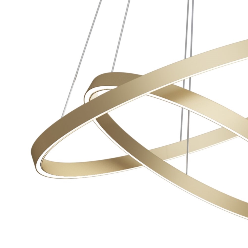 Maytoni MOD058PL-L55BS3K - Candeeiro suspenso LED RIM LED/61W/230V 3000K diâmetro 60 cm dourado