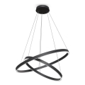 Maytoni MOD058PL-L74B3K - Candeeiro suspenso LED RIM LED/88W/230V 3000K diâmetro 80 cm preto