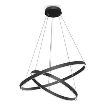 Maytoni MOD058PL-L74B3K - Candeeiro suspenso LED RIM LED/88W/230V 3000K diâmetro 80 cm preto