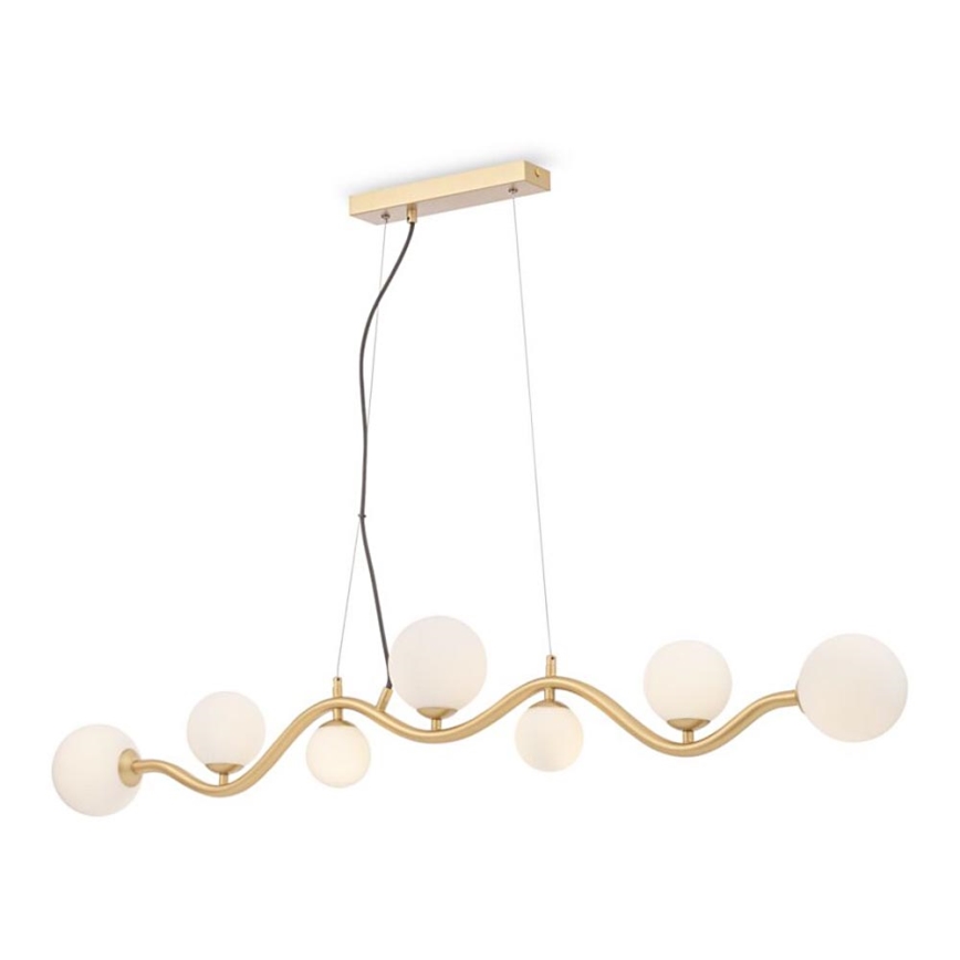 Maytoni MOD059PL-07G - Candelabro suspenso UVA 7xG9/28W/230V