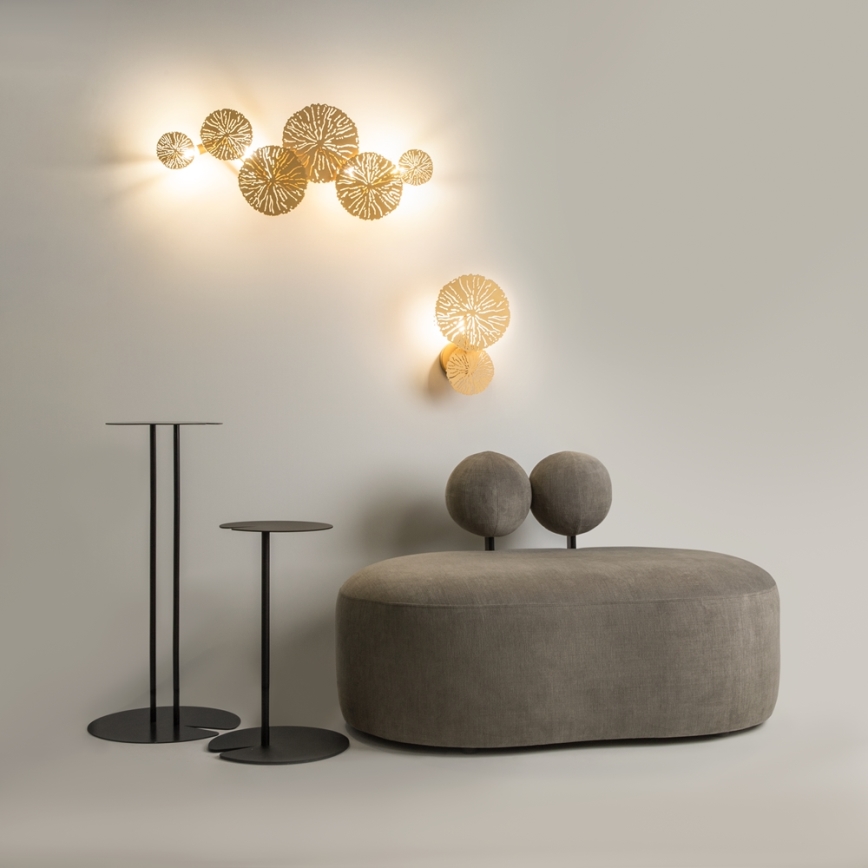 Maytoni MOD082WL-01G - Iluminação de parede LOVETANN 1xE14/40W/230V dourado