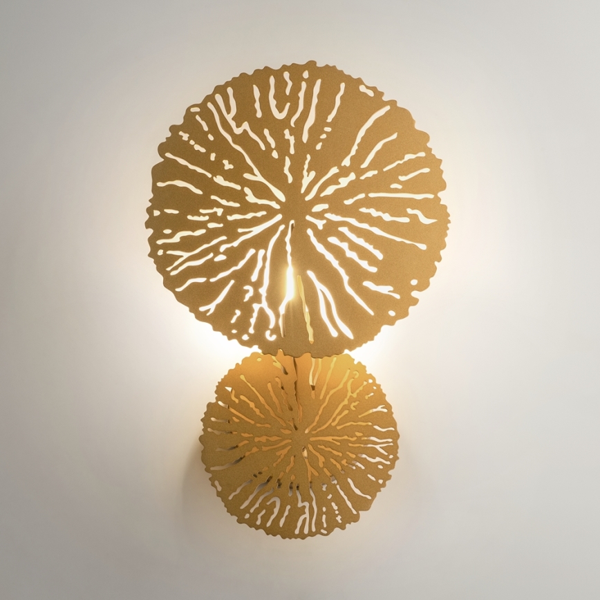 Maytoni MOD082WL-01G - Iluminação de parede LOVETANN 1xE14/40W/230V dourado