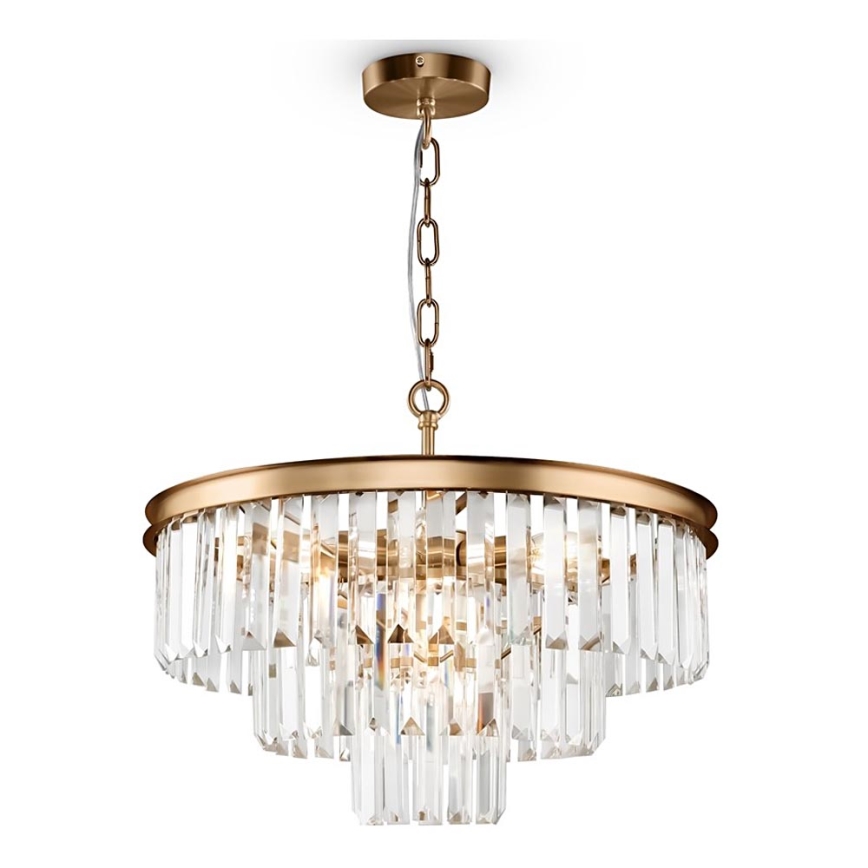 Maytoni MOD085PL-07BS - Candelabro suspenso REVERO 7xE14/40W/230V