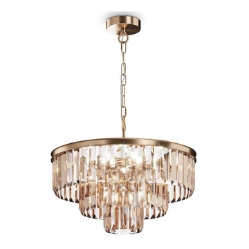 Maytoni MOD085PL-07G - Candelabro suspenso REVERO 7xE14/40W/230V
