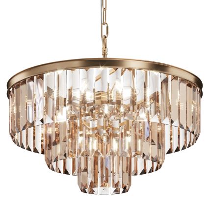 Maytoni MOD085PL-07G - Candelabro suspenso REVERO 7xE14/40W/230V