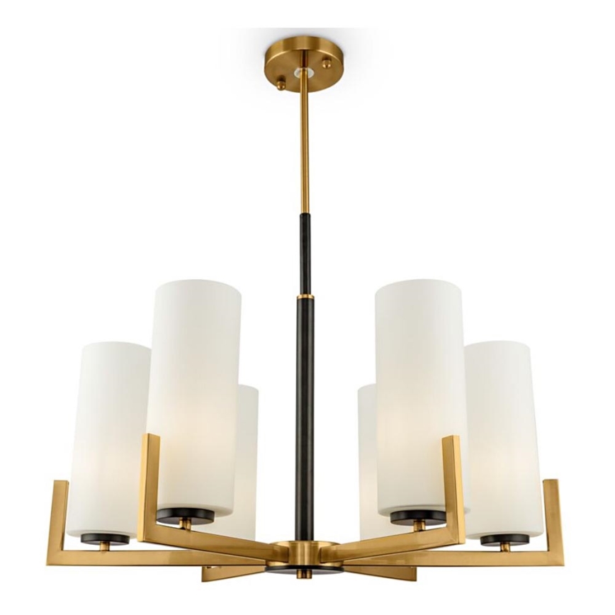 Maytoni MOD089PL-06BS - Candelabro suspenso FORTANO 6xE27/40W/230V