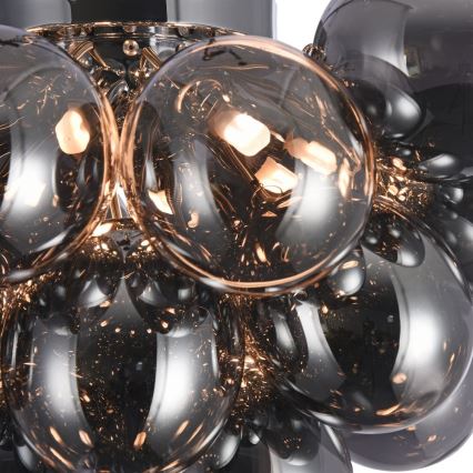 Maytoni MOD112CL-08N - Iluminação de teto BALBO 8xG9/28W/230V cinzento