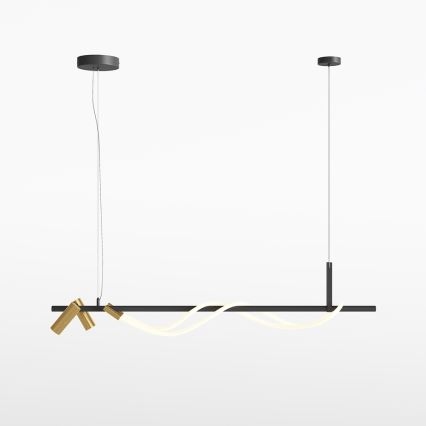 Maytoni MOD166PL-L30GB3K - Candelabro suspenso LED TAU LED/42W/230V