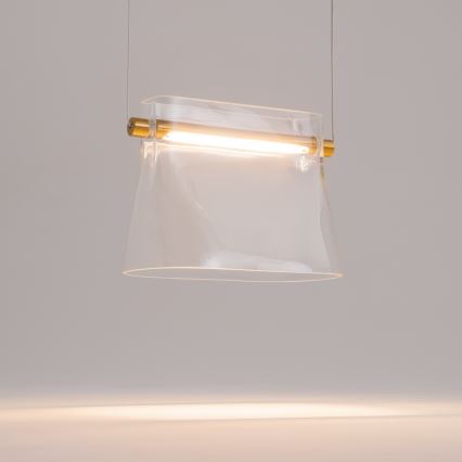 Maytoni MOD170PL-L8BS3K - Candeeiro suspenso LED CABARET LED/8W/230V dourado