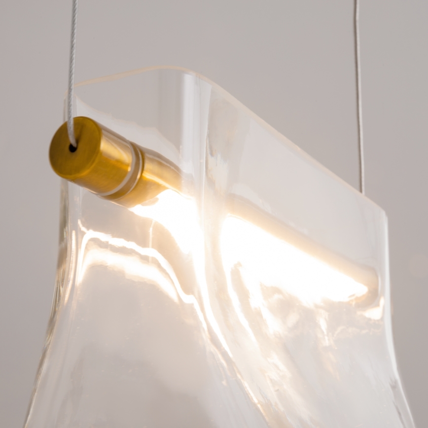 Maytoni MOD170PL-L8BS3K - Candeeiro suspenso LED CABARET LED/8W/230V dourado