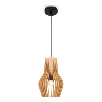 Maytoni MOD191PL-01W - Candeeiro suspenso ROOTS 1xE27/40W/230V diâmetro 20 cm bege