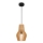 Maytoni MOD191PL-01W - Candeeiro suspenso ROOTS 1xE27/40W/230V diâmetro 20 cm bege
