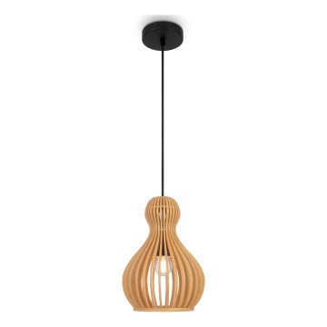 Maytoni MOD192PL-01W - Candeeiro suspenso ROOTS 1xE27/40W/230V diâmetro 20 cm bege