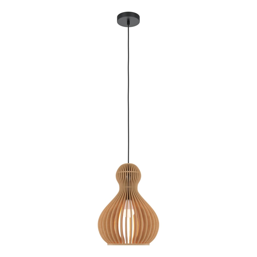 Maytoni MOD192PL-01W1 - Candeeiro suspenso ROOTS 1xE27/40W/230V diâmetro 30 cm bege