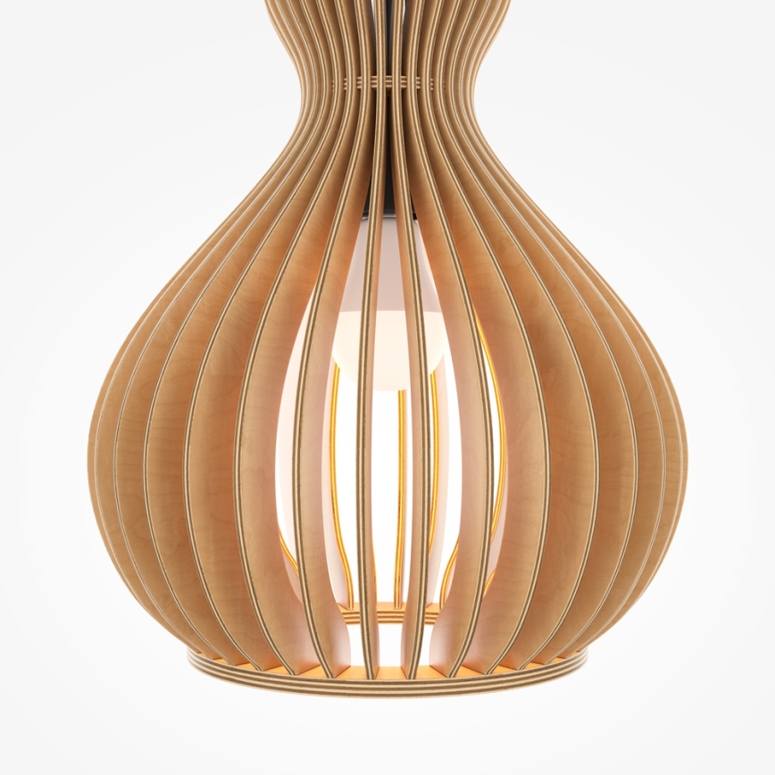 Maytoni MOD192PL-01W1 - Candeeiro suspenso ROOTS 1xE27/40W/230V diâmetro 30 cm bege