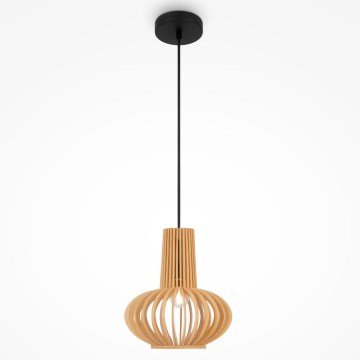 Maytoni MOD193PL-01W - Candeeiro suspenso ROOTS 1xE27/40W/230V diâmetro 22,5 cm bege