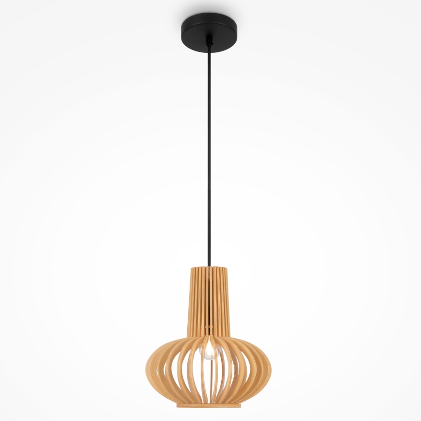 Maytoni MOD193PL-01W - Candeeiro suspenso ROOTS 1xE27/40W/230V diâmetro 22,5 cm bege