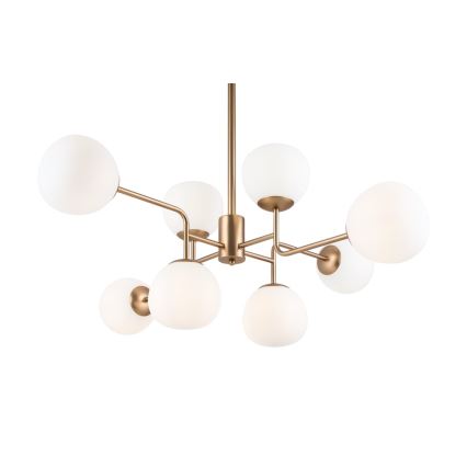 Maytoni MOD221-PL-08-G - Candelabro suspenso ERICH 8xE14/40W/230V cobre