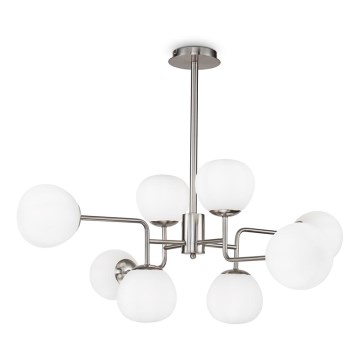 Maytoni MOD221-PL-08-N - Candeeiro suspenso ERICH 8xE14/40W/230V cromado mate