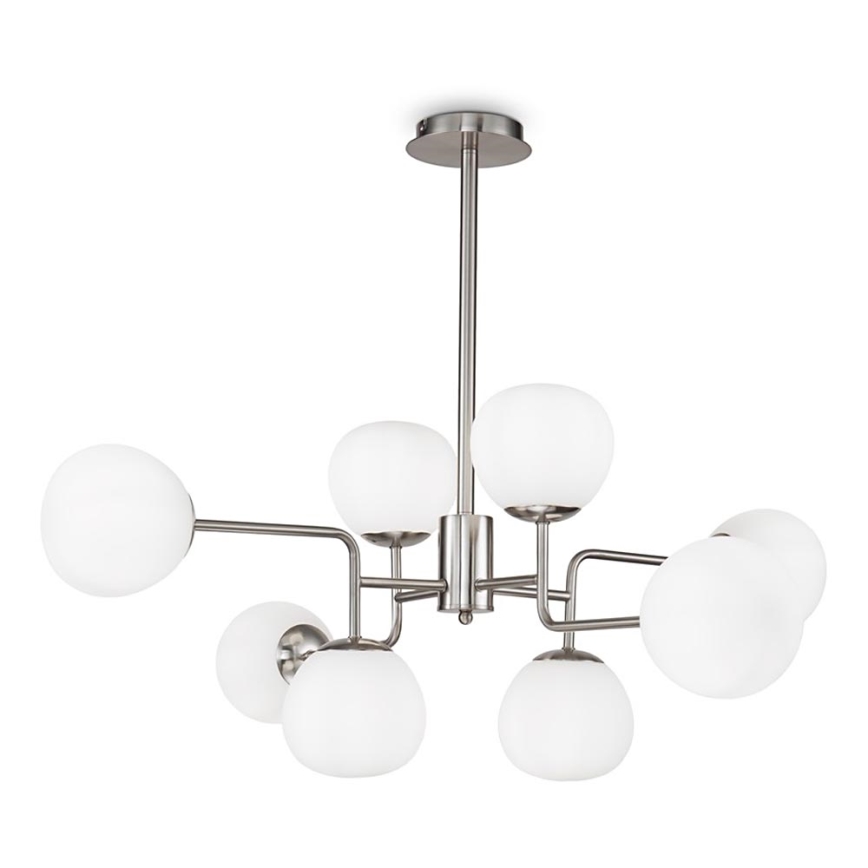 Maytoni MOD221-PL-08-N - Candeeiro suspenso ERICH 8xE14/40W/230V cromado mate