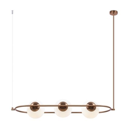 Maytoni MOD221PL-03BS - Candelabro suspenso ERICH 3xE14/40W/230V cobre