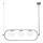 Maytoni MOD221PL-03N - Candeeiro suspenso ERICH 3xE14/40W/230V cromado mate