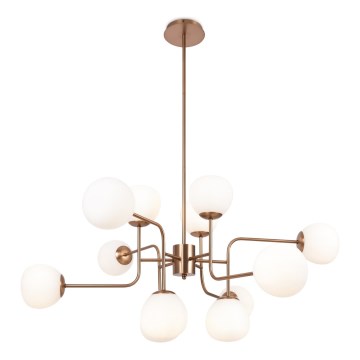Maytoni MOD221PL-12G - Candeeiro suspenso ERICH 12xE14/40W/230V cobre