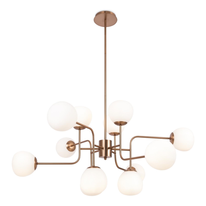 Maytoni MOD221PL-12G - Candeeiro suspenso ERICH 12xE14/40W/230V cobre