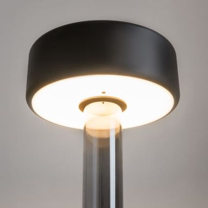 Maytoni MOD229TL-L3B3K3 - Candeeiro de mesa portátil regulável LED 3W/5V preto/cinzento