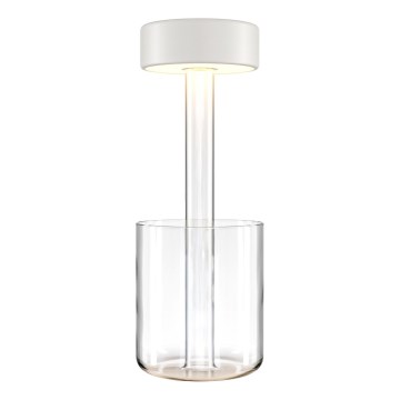 Maytoni MOD229TL-L3W3K1 - LED Regulação recarregável portátil candeeiro de mesa LED/3W/5V 2200-4000K branco/transparente