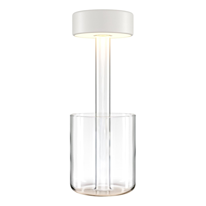 Maytoni MOD229TL-L3W3K1 - LED Regulação recarregável portátil candeeiro de mesa LED/3W/5V 2200-4000K branco/transparente