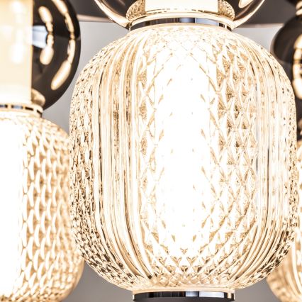 Maytoni MOD273CL-L60CH3K - Iluminação de teto LED DROP 4xLED/15W/230V diâmetro 43 cm cromado brilhante