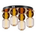 Maytoni MOD273CL-L60G3K - Iluminação de teto LED DROP 4xLED/15W/230V diâmetro 43 cm dourado