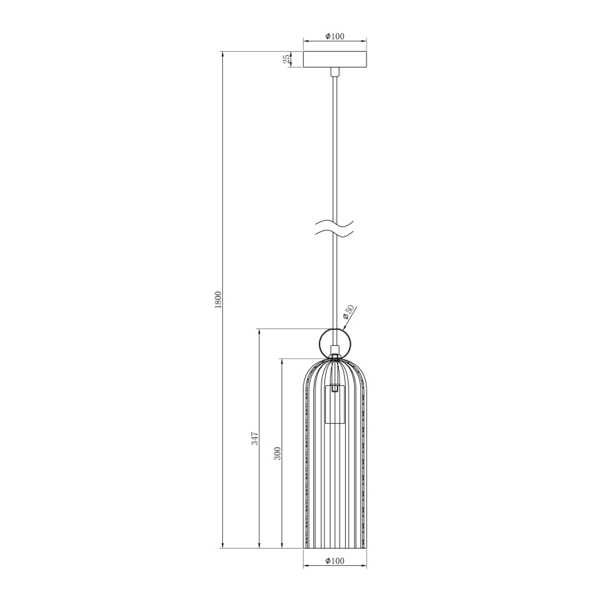 Maytoni MOD302PL-01GR - Candeeiro suspenso ANTIC 1xE14/40W/230V dourado/cinzento