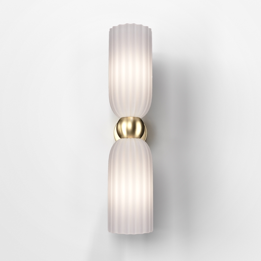 Maytoni MOD302WL-02W - Iluminação de parede ANTIC 2xE14/40W/230V dourada/branco