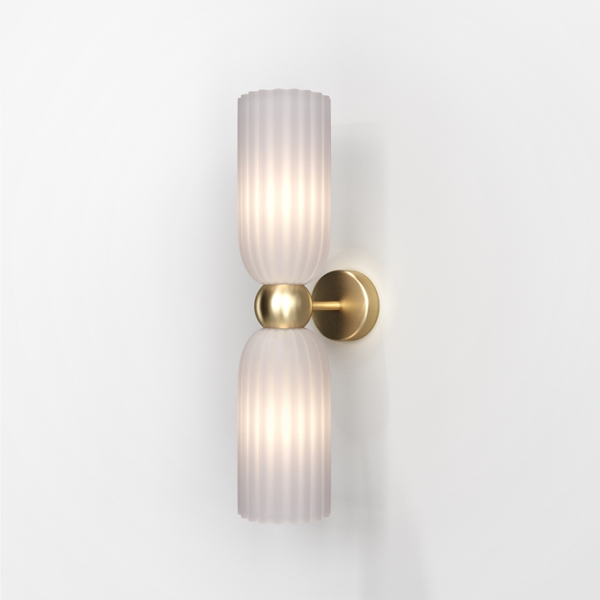 Maytoni MOD302WL-02W - Iluminação de parede ANTIC 2xE14/40W/230V dourada/branco