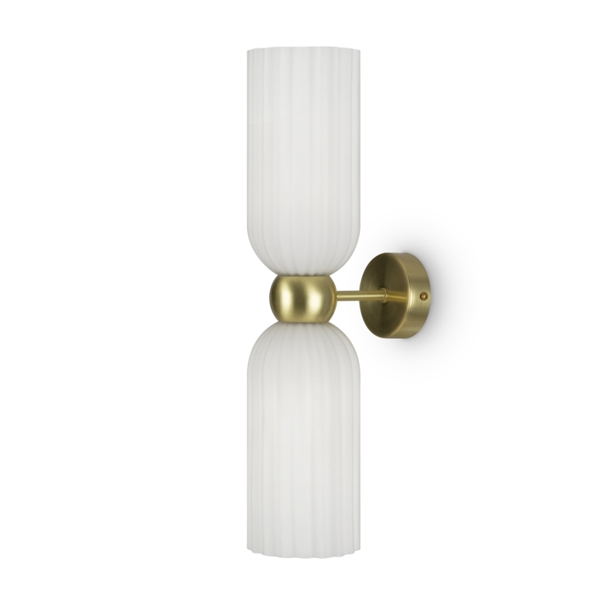 Maytoni MOD302WL-02W - Iluminação de parede ANTIC 2xE14/40W/230V dourada/branco