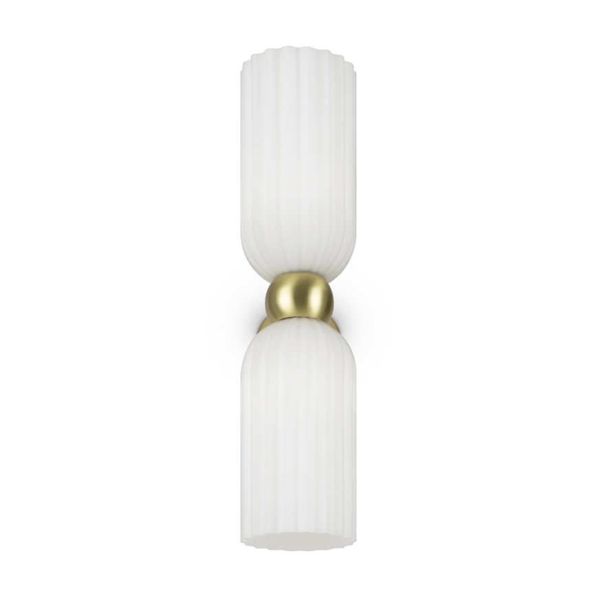 Maytoni MOD302WL-02W - Iluminação de parede ANTIC 2xE14/40W/230V dourada/branco