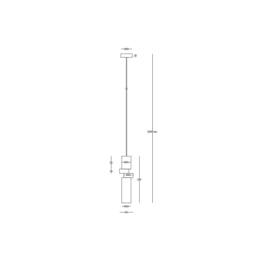 Maytoni MOD303PL-01CFL3 - Candeeiro suspenso PALETTE 1xGU10/40W/230V dourado/cinzento